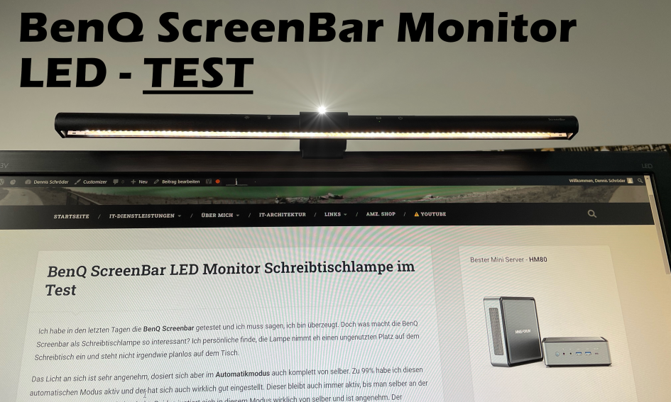 BenQ ScreenBar LED Monitor