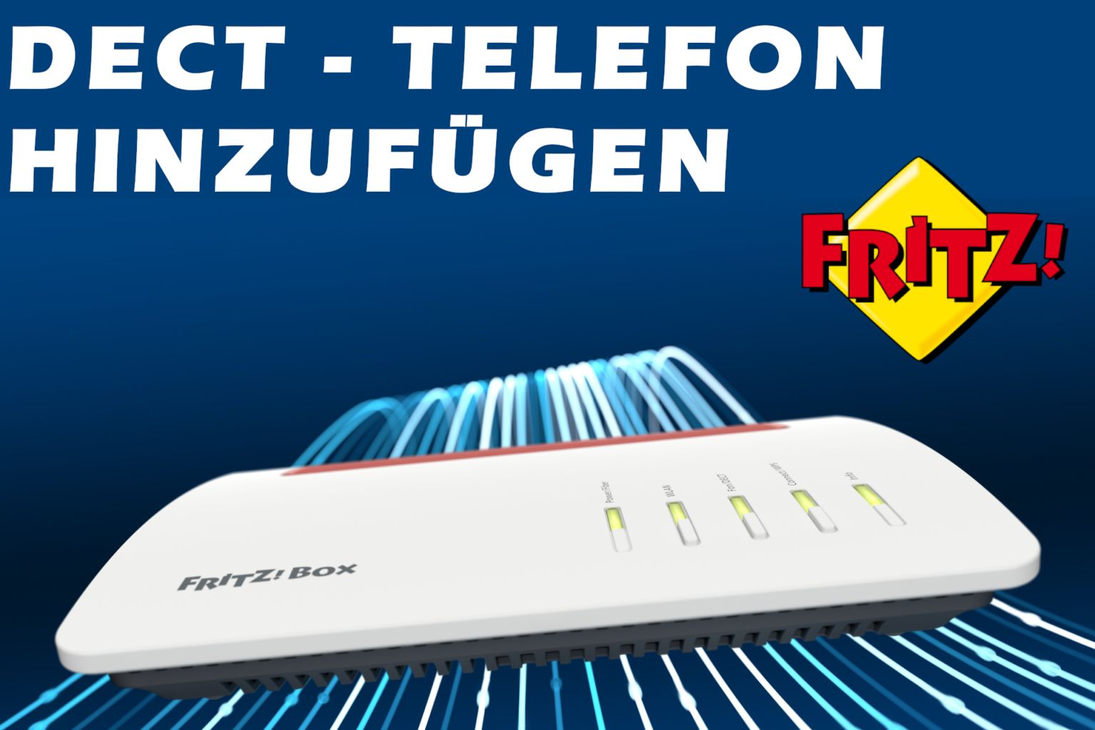 Schnurlostelefon mit einer Fritzbox verbinden und einrichten AVM