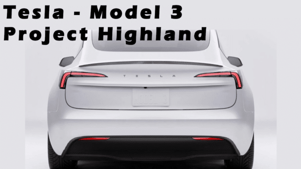 Tesla Model 3 Projekt Highland