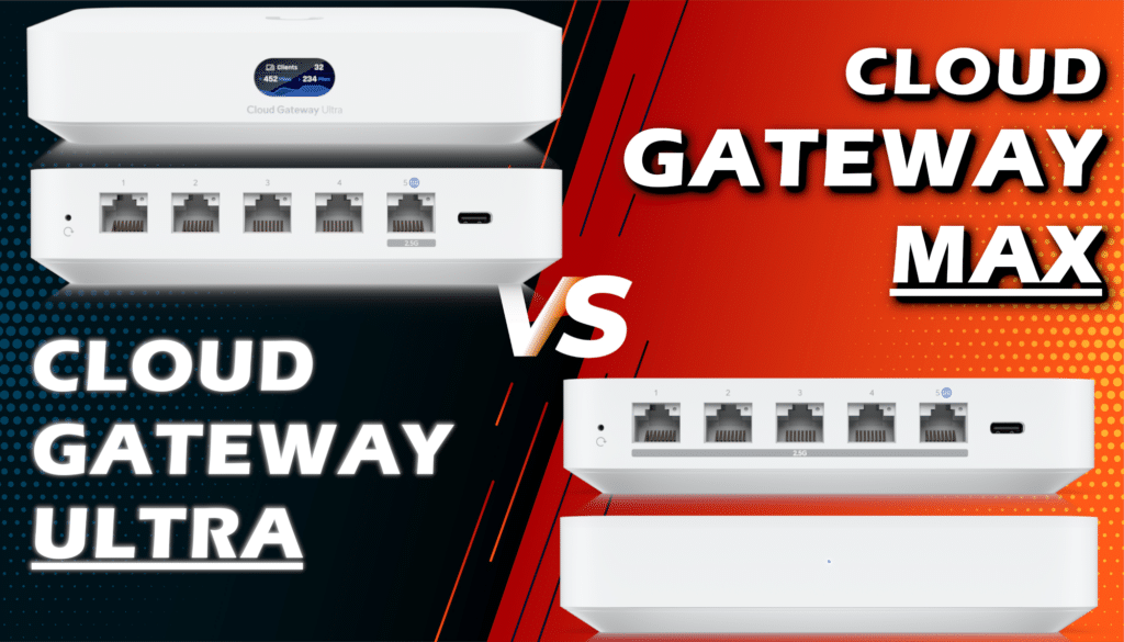 UniFi Cloud Gateway Ultra Vs. Cloud Gateway Max - Vergleich