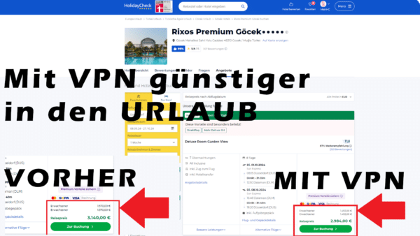 VPN günstiger Urlaub Holidaycheck