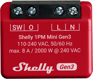 Shelly 1PM Mini Gen3