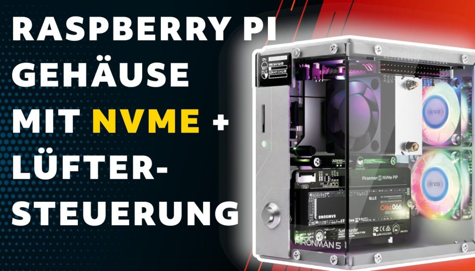 Raspberry Pi 5 Gehäuse (Case) mit NVMe Pironman 5