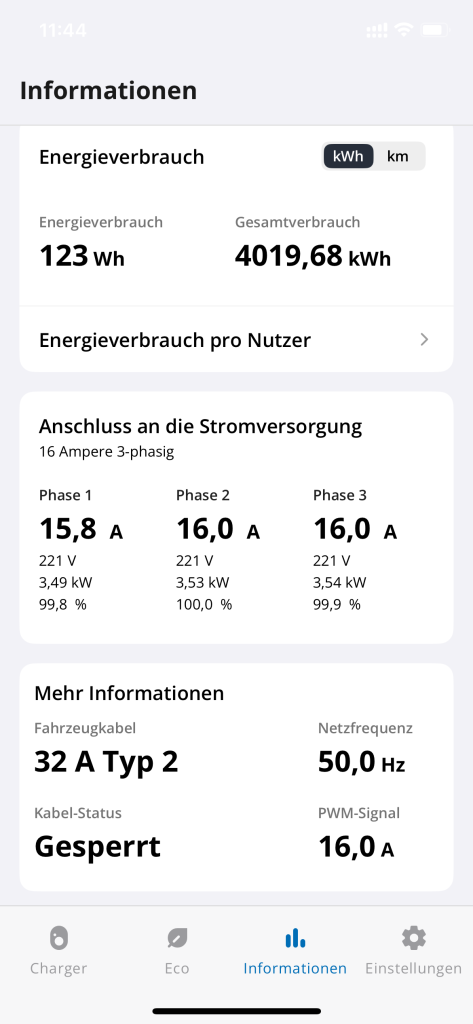 Go-e Charger App