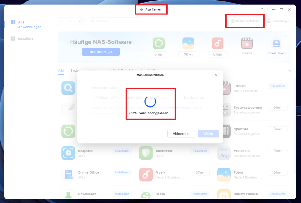 Docker auf UGREEN DH2300 NAS installieren
