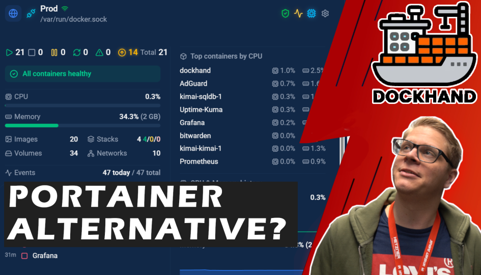 Dockhand ist die Portainer Alternative