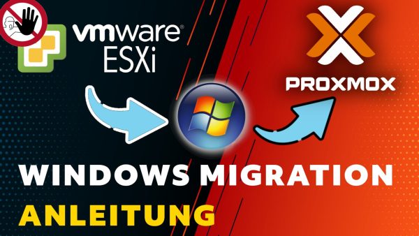 Windows Migration VMware zu Proxmox